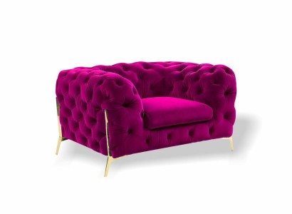 Chesterfield Wing Chair Armchair 1 Seater Sofa Couch Upholstery Couches Textile new